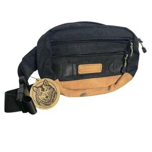 Wilderdog Utility Pack Fanny Pack 3 Compartment - Black & Brown